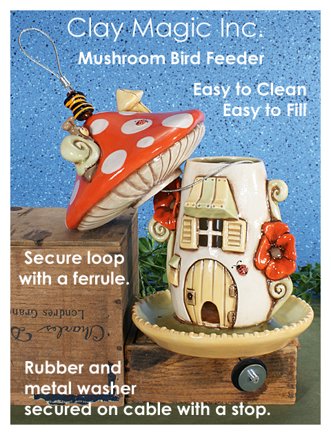 Clay Magic 1689 Small Garden Mushroom Mold