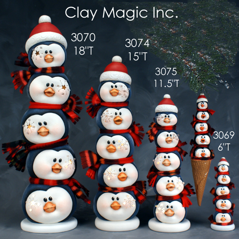 Clay Magic 2458 Penguin Ice Popper Let it Snow Mold